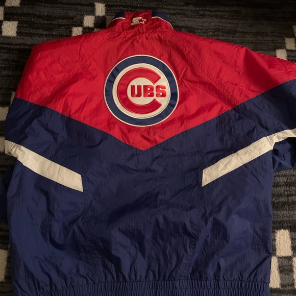 NWT Chicago Cubs Starter Royal/Red Winning Streak Full-Zip Jacket - Picture 4 of 4